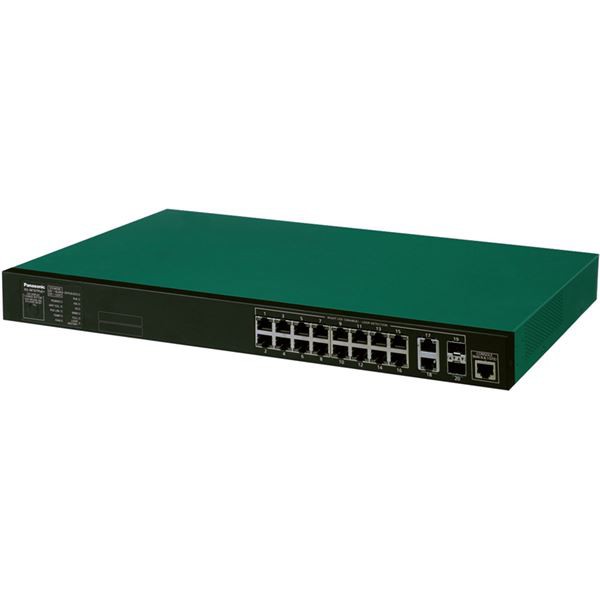 パナソニックESネットワークス 16ポート PoE給電スイッチングハブ XG-M16TPoE+ PN83169（代引不可）の通販は