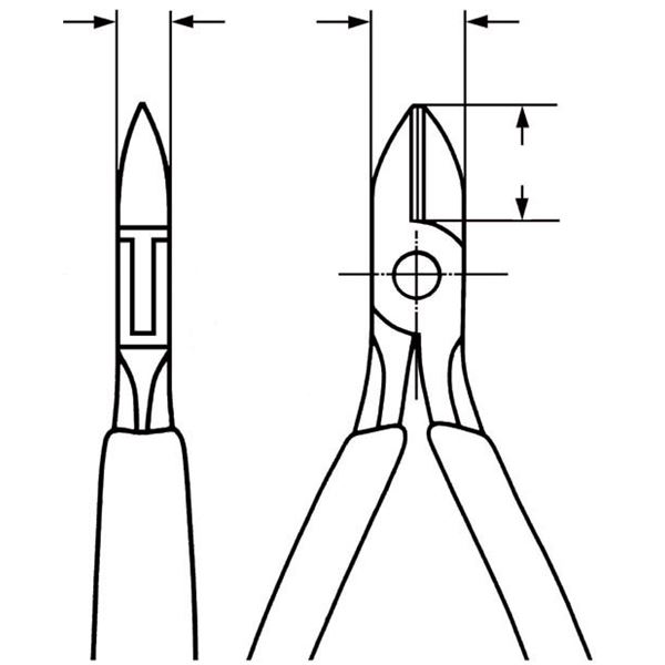 KNIPEX（クニペックス）7702-115ESD エレクトロニクスニッパー（代引不可）