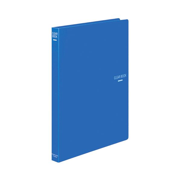 （まとめ） コクヨ クリヤーブック（クリアブック）（替紙式） A4タテ 30穴 18ポケット付属 背幅27mm 青 ラ-320B 1冊 【×4セット】（代引不可）の通販は 7,069円