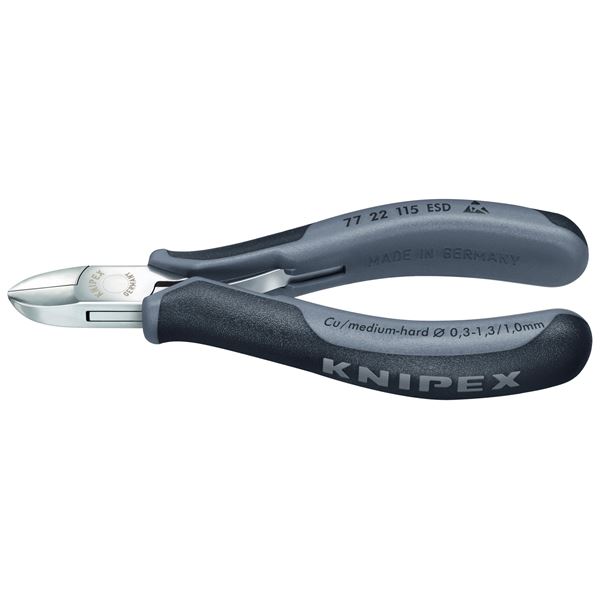 KNIPEX（クニペックス）7722-115ESD エレクトロニクスニッパー（代引不可）