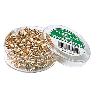 （まとめ） ライオン事務器 ハトメ鋲 穴径5mm 真ちゅう No.5 1ケース（250個） 【×30セット】（代引不可）