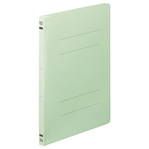 （まとめ） TANOSEE フラットファイルE A4タテ 150枚収容 背幅18mm グリーン 1パック（10冊） 【×15セット】（代引不可）の通販は