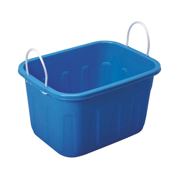 （まとめ） サンコープラスチック キングタブ 角型 36L ブルー 1個 【×4セット】（代引不可）の通販は