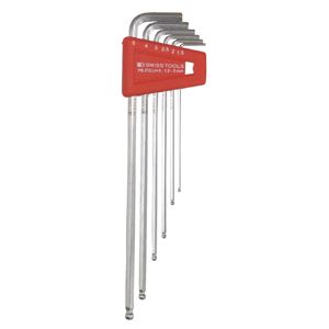 PB SWISS TOOLS 212LH-5 ボール付ロング六角レンチセット（パックナシ）（代引不可）