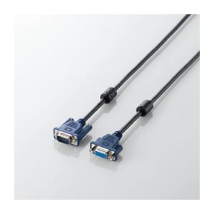 （まとめ）エレコム ディスプレイ延長ケーブル CAC-E15BK【×3セット】（代引不可）