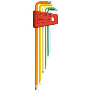 PB SWISS TOOLS 212LH-5RB ボール付ロング六角レンチセット（パックナシ）（代引不可）