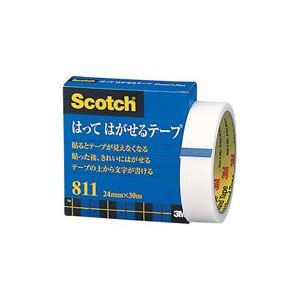 (業務用50セット) スリーエム 3M メンディングテープ 811-3-24 24mm×30m ×50セット（代引不可）