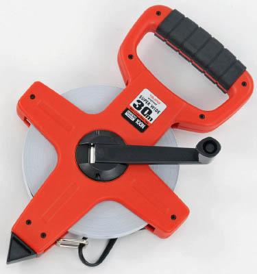 タジマ エンジニヤ スーパーワイド幅 13ｍｍ／長さ 30ｍ／張力 100Ｎ【HSW-30】(測量用品・巻尺)【送料無料】の通販は