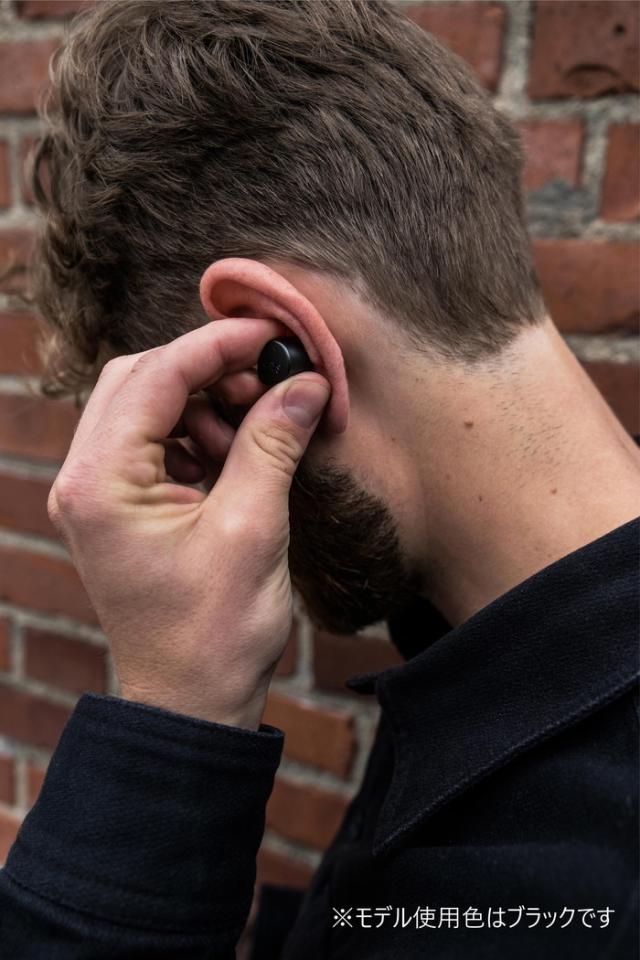 JAYS m-Five True Wirelessワイヤレスイヤホン Bluetooth 5.0 連続再生4.5時間 IPX5防滴 タッチ操作 グレー JS-MFTW-GY コンパクト【送料_4