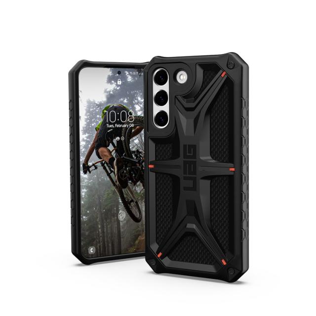 【日本正規代理店品】 URBAN ARMOR GEAR Galaxy S22対応 耐衝撃ケース MONARCH ケブラーブラック UAG-GLXS22-P-KB【送料無料】の通販は