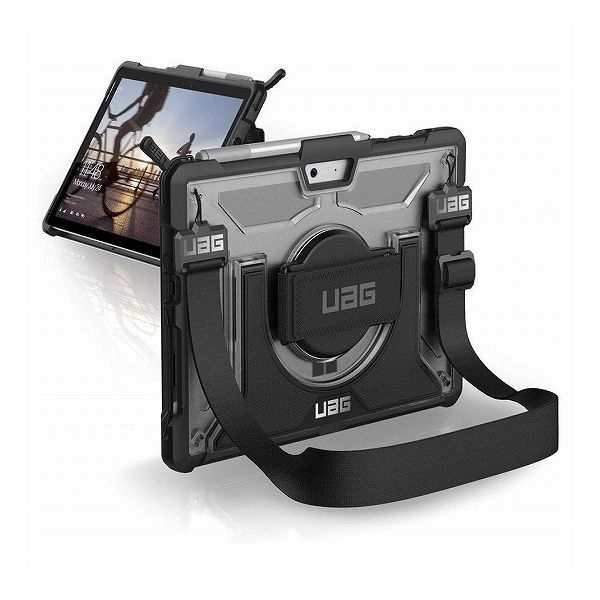 【日本正規代理店品】 URBAN ARMOR GEAR Microsoft Surface Go用PLASMAケース ショルダーストラップ ハンドストラップ アイス UAG-SFGOHS