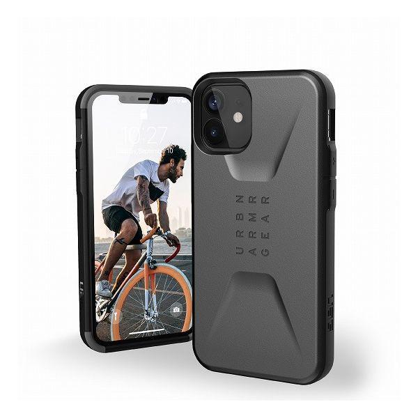 【日本正規代理店品】 URBAN ARMOR GEAR iPhone 12 mini 5.4 2020対応耐衝撃ケース CIVILIAN シルバー UAG-IPH20SC-SV【送料無料】