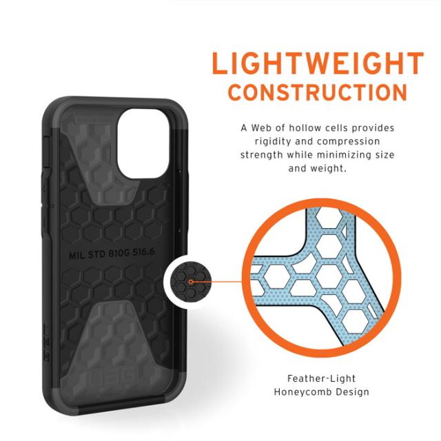 【日本正規代理店品】 URBAN ARMOR GEAR iPhone 12 mini 5.4 2020対応耐衝撃ケース CIVILIAN シルバー UAG-IPH20SC-SV【送料無料】