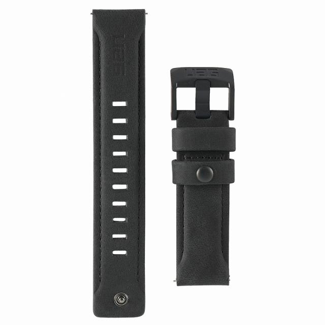 【日本正規代理店品】 URBAN ARMOR GEAR Galaxy Watchバンド Galaxy Watch 46mm用 LEATHERシリーズ ブラックUAG-GWLL-BK【送料無料】_1