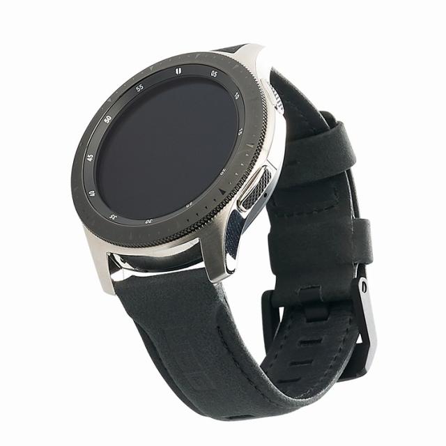 【日本正規代理店品】 URBAN ARMOR GEAR Galaxy Watchバンド Galaxy Watch 46mm用 LEATHERシリーズ ブラックUAG-GWLL-BK【送料無料】_2