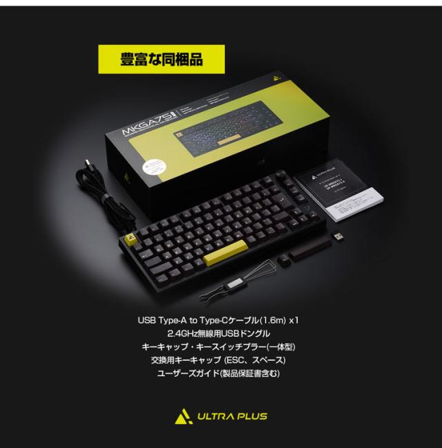 プリンストン ULTRA PLUS ガスケットマウント搭載ゲーミング