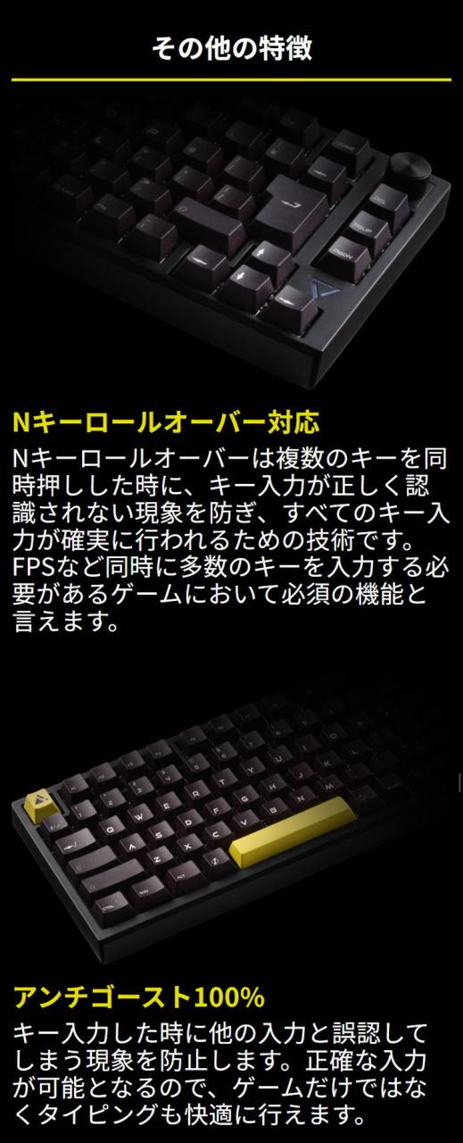 プリンストン ULTRA PLUS ガスケットマウント搭載ゲーミングメカニカル