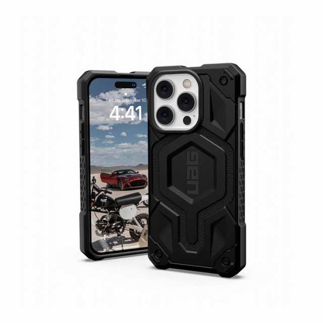 【日本正規代理店品】 URBAN ARMOR GEAR iPhone 14 Pro 6.1 2022対応 耐衝撃ケース MagSafe対応 MONARCH PRO ブラック UAG-IPH22MB-PMS-B