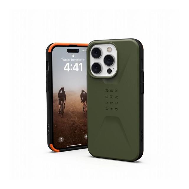 【日本正規代理店品】 URBAN ARMOR GEAR iPhone 14 Pro 6.1 2022対応 耐衝撃ケース CIVILIAN オリーブ UAG-IPH22MB-C-OL アイフォン ケース カバー スマホ スマートフォン【送料無料】の通販は