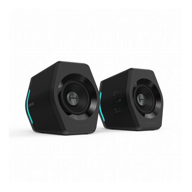 【日本正規代理店品】 Edifier Hecate ゲーミングスピーカー G2000 16W出力 Bluetooth 4.2 フルレンジスピーカー USB 3.5mm RGBライト付き ブラック ED-G2000-BK【送料無料】の通販は