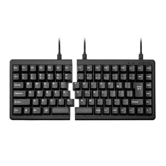 Barocco Mistel MD770 JIS (日本語配列/茶軸) 左右分離型 有線式