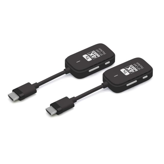 プリンストン SP Cast Pocket4K 4K対応ワイヤレスHDMI子機×2台セット SPCASTPOCKET-C1-4KR1(代引不可)【送料無料】