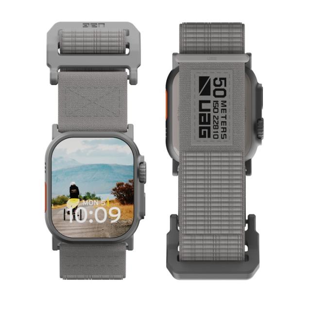 URBAN ARMOR GEAR Apple Watch 49/46/45/44mm用バンド ACTIVE(2024年モデル) チタン 【日本正規代理店品】 UAG-AWLA22-TI(代引不可)【送料無料】