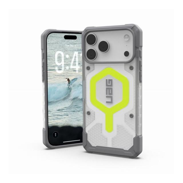 URBAN ARMOR GEAR iPhone 17 ProMax 2025対応耐衝撃ケース PATHFINDER CLEAR MAGSAFE アクティブネオン UAG-IPH25LA-MS-AN(代引不可)【送料無料】