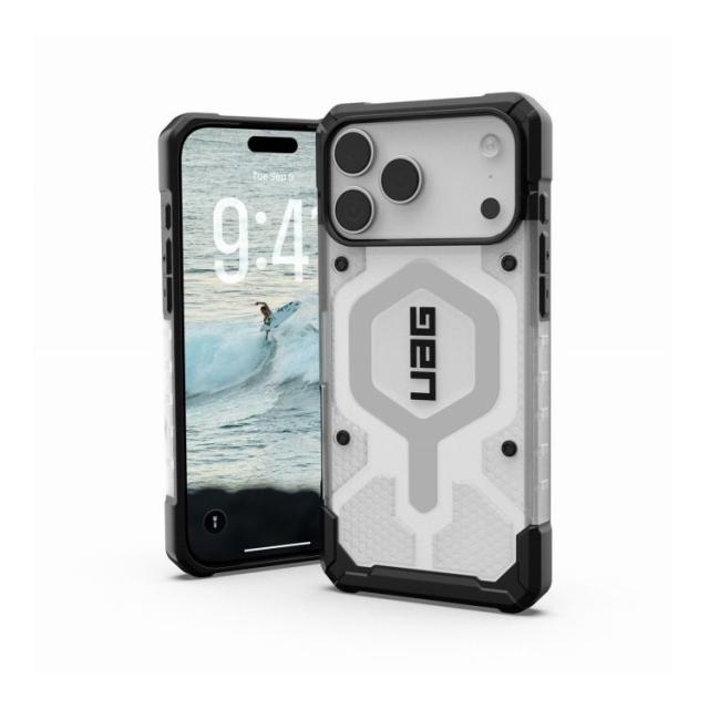 URBAN ARMOR GEAR iPhone 17 ProMax 2025対応耐衝撃ケース PATHFINDER CLEAR MAGSAFE アイス/シルバー UAG-IPH25LA-MS-I/S(代引不可)【送料無料】