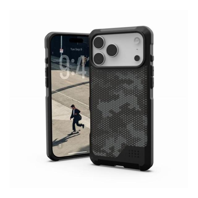 URBAN ARMOR GEAR iPhone 17 ProMax 2025対応耐衝撃ケース METROPOLIS LT MAGSAFE マイクロヘックスカモグラファイト UAG-IPH25LA-FLM-GP(代引不可)【送料無料】