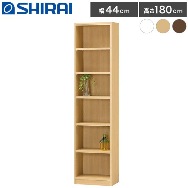 タナリオ 収納キャビネット 6段 幅44cm 高さ180cm スリム ハイタイプ シンプル 収納ラック フリーラック カラーボックス(代引不可)【送料無料】