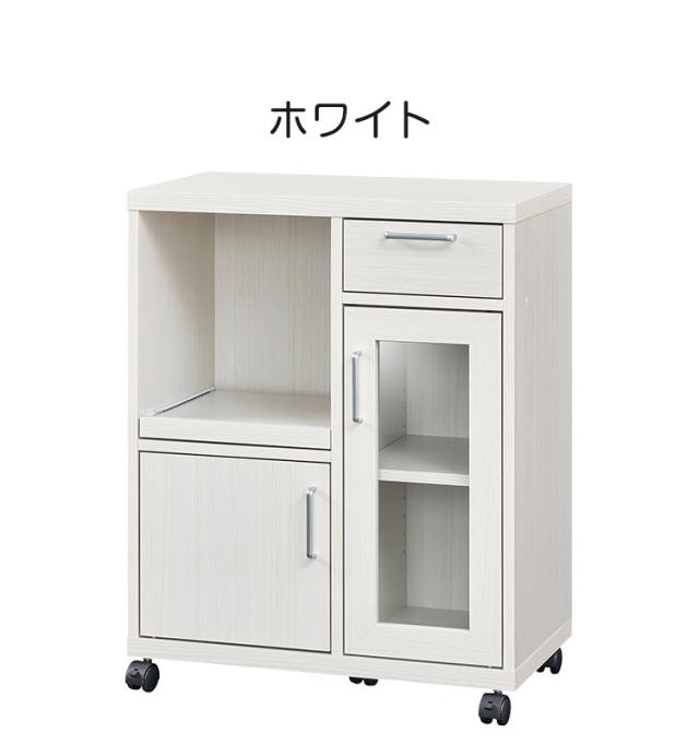 mh168 【新品未使用】白井産業 カウンターワゴン 食器棚 ホワイト mh168 【新品未使用】白井産業 カウンターワゴン 食器棚 ホワイト
