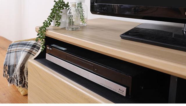 テレビ台 幅178cm 高さ40cm 75V型対応 シンプル 一人暮らし リビングボード TV台 TVボード 収納 フラップ扉 天然木 北欧 シンプル モダン ウォールナット おしゃれ家具 白井産業(代引不可)【送料無料】_8