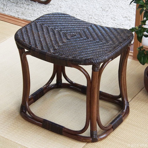 ラタン 手編み スツール 籐家具 籐 インテリア イス 椅子 腰かけ