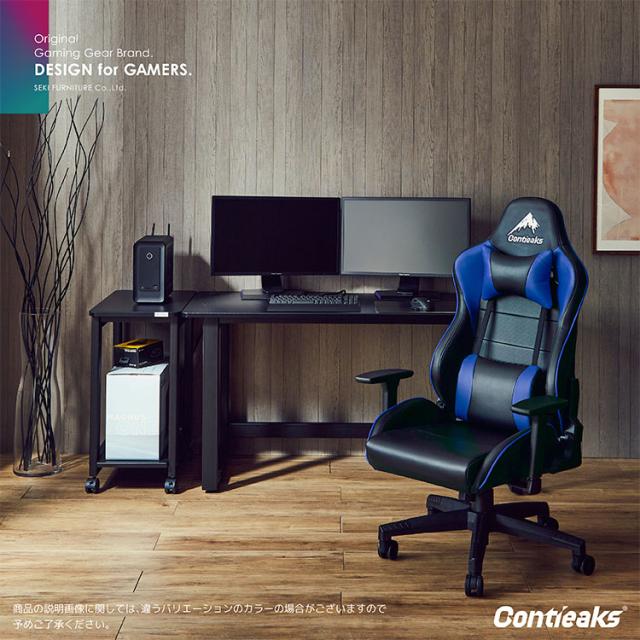 Eiger ゲーミングチェア Contieaks アイガー コンティークス 低床座 eスポーツ 3Dアームレスト PCチェア 高機能チェア(代引不可)【送料無料】_6