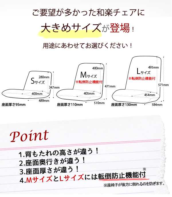 日本製 座椅子 和座椅子S 和楽チェアS コンパクト リクライニング 背筋 イス シンプル かわいい おしゃれ 和室 旅館 リクライニング座椅の通販はau  PAY マーケット - リコメン堂