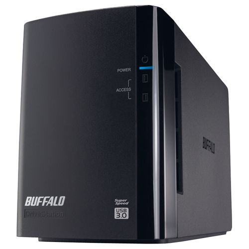 ミラーリング機能搭載 USB3.0用 外付けハードディスク 2ドライブモデル 2TB バッファロー HD-WL2TU3/R1J(代引き不可)【送料無料】