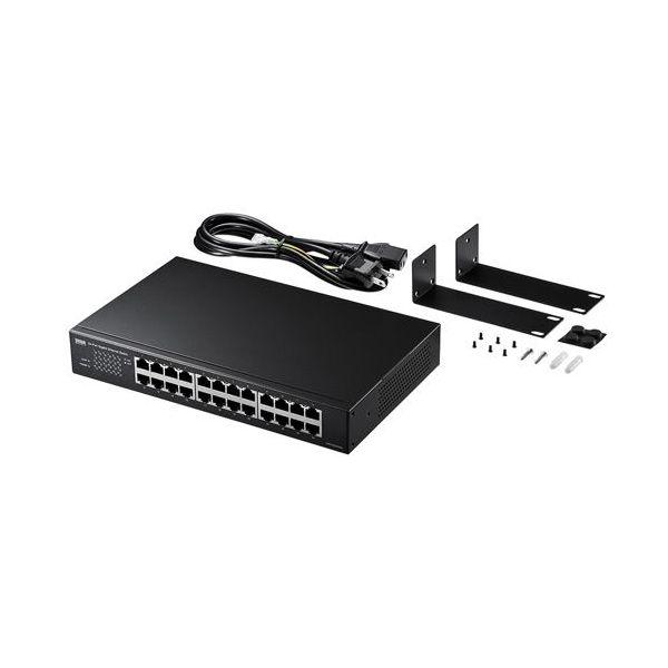 サンワサプライ Giga対応スイッチングハブ(24ポート) ループ検知機能つき LAN-GIGAH24L(代引不可)【送料無料】の通販は