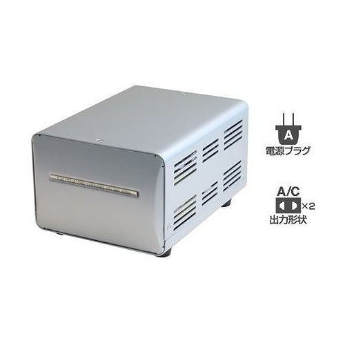 カシムラ 海外国内用型変圧器220-240V/2000VA WT-14EJ(代引不可)【送料無料】