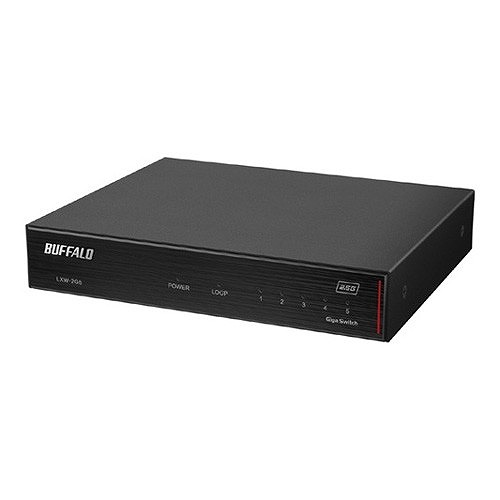 バッファロー 2.5GbE対応 5ポートスイッチングHub LXW-2G5(代引不可)【送料無料】