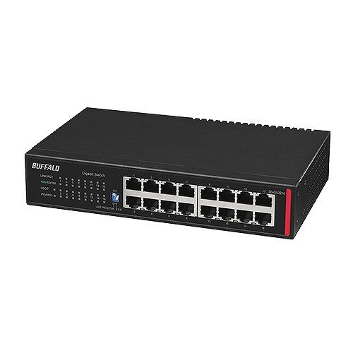 バッファロー 法人向け レイヤー2 Giga アンマネージPoEスイッチ BS-GU2216P(代引不可)【送料無料】