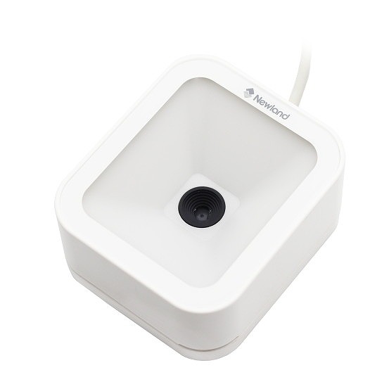 ニューランド 日本語QR対応固定式1次元&2次元バーコードスキャナ(白)USBインターフェース NLS-FR2780-20(代引不可)【送料無料】