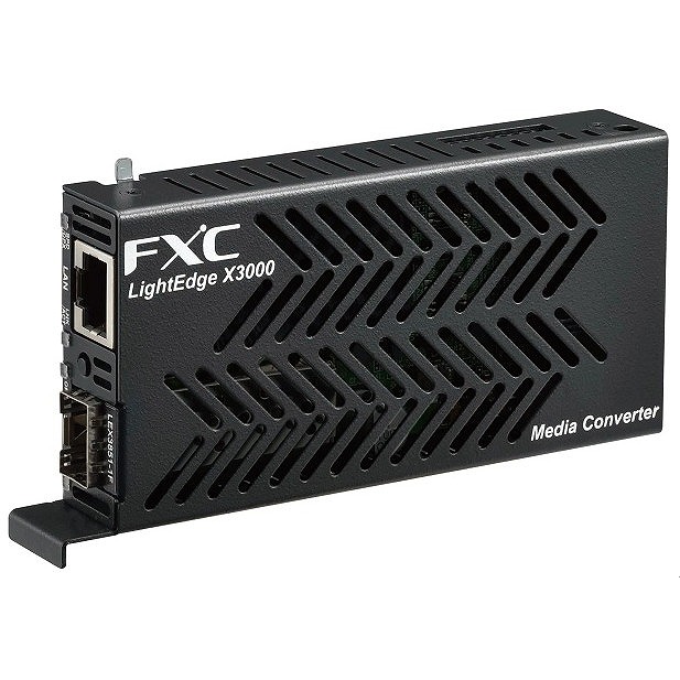 しず FXC 10/100/1000BASE-T to 100BASE-FX/1000BASE-X(SFP)メディア