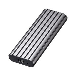 サンワサプライ M.2 PCIe/NVMe SSDケース USB-CVNVM1(代引不可)【送料無料】 サンワサプライ M.2PCIe/NVMe対応SSDケース シルバー USB-CVNVM1