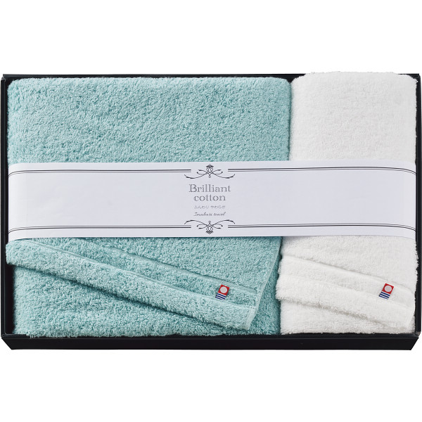 ブリリアントコットン バス・フェイスタオルセット BCSF-24700(代引不可)【送料無料】の通販は