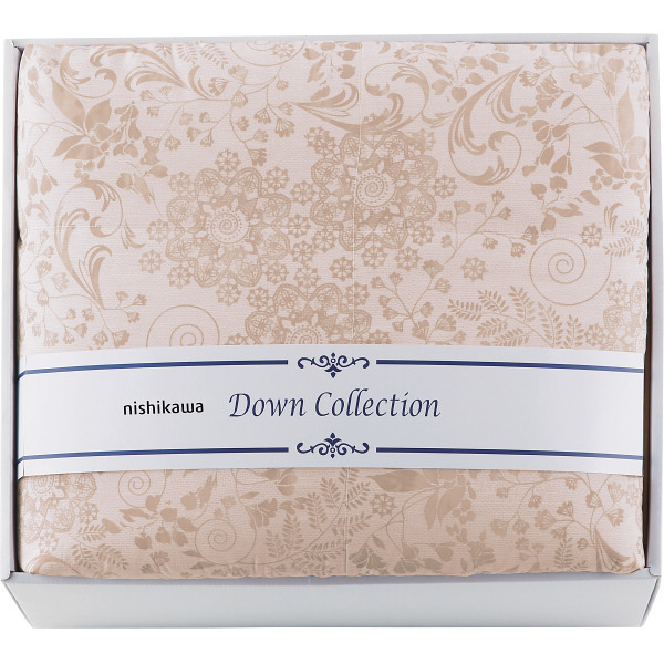 西川 羽毛合掛けふとん ベージュ YA02021200300(代引不可)【送料