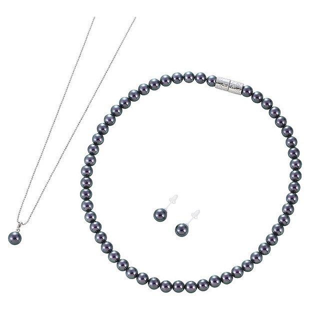 ジョルジュ・レッシュ 泉州の貝パール3点セット ピアス 467-0570+0579ー11(代引不可)【送料無料】の通販は