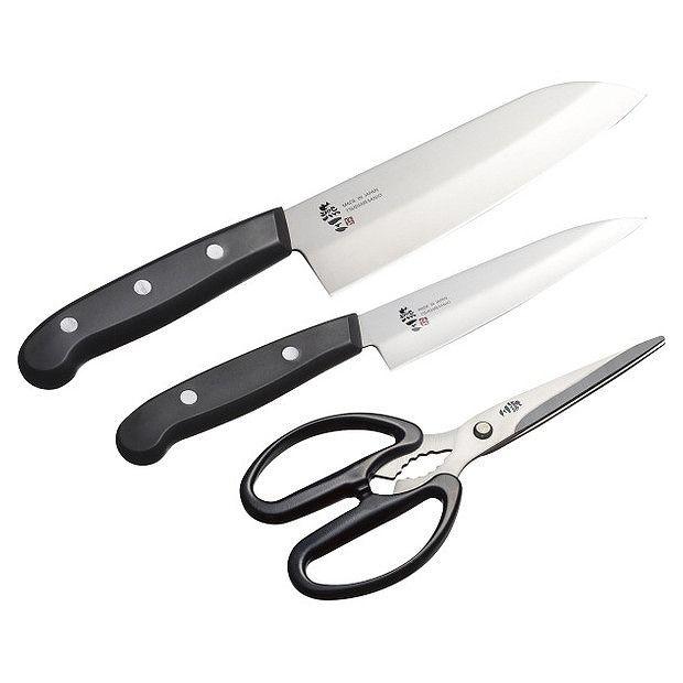 堺寛光 STD抗菌PC 牛刀(両刃) 18cm 赤 56124 AZT7005