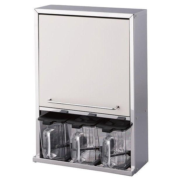 ステンレス棚 スパイスラック 日本製 新潟県燕市 ボックス 幅