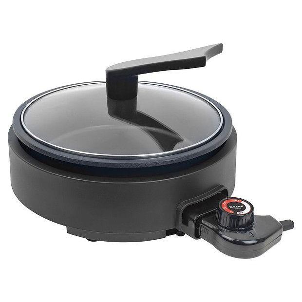 ヤマゼン グリル鍋 YGE-S100 B XF501(代引不可)【送料無料】